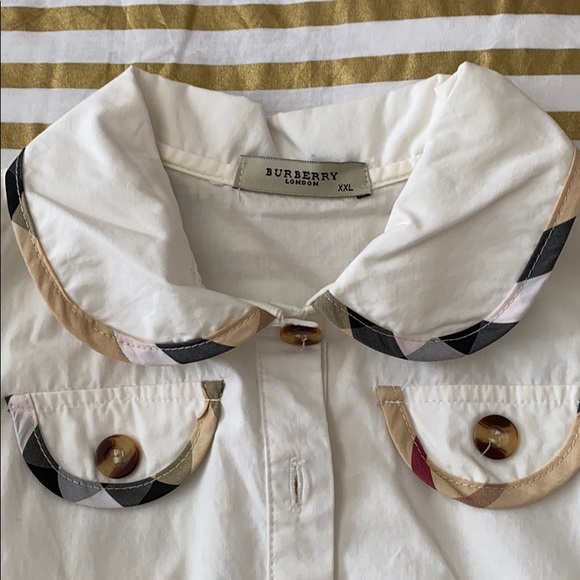 BURBERRY WHITE DRESS - Picture 2 of 6